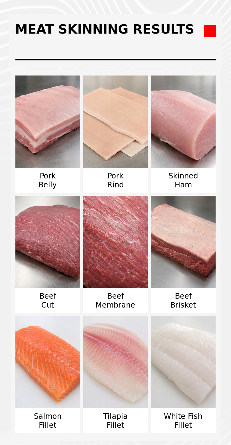 Meat Skinning Machine
